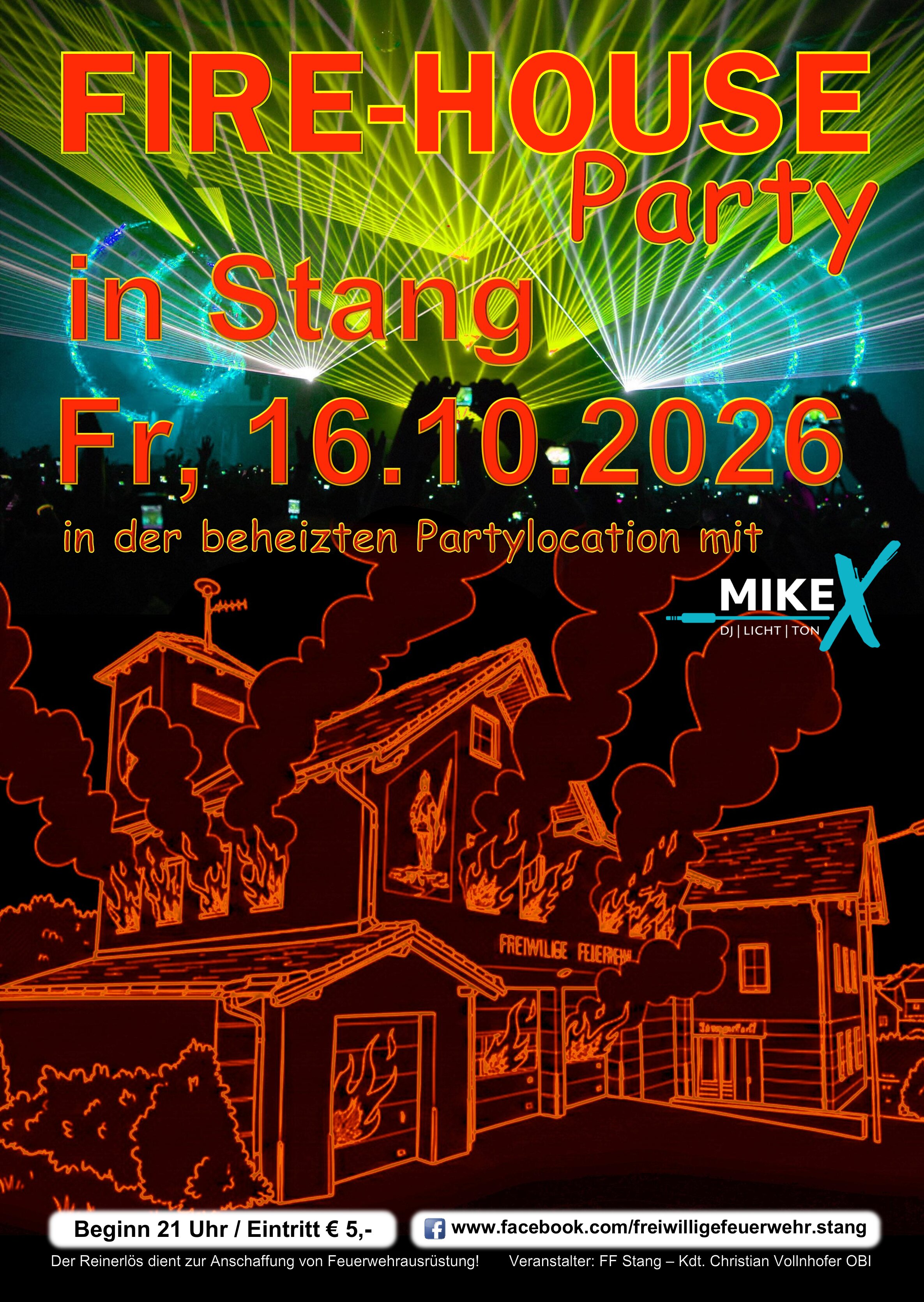 FIREHOUSE Party 2026 Plakat A3 1